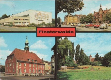 Finsterwalde - u.a. Kreiskulturhaus - 1981 Finsterwalde - u.a. Kreiskulturhaus - 1981