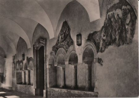 Regensburg - Schloss, Kreuzgang - ca. 1955 Regensburg - Schloss, Kreuzgang - ca. 1955
