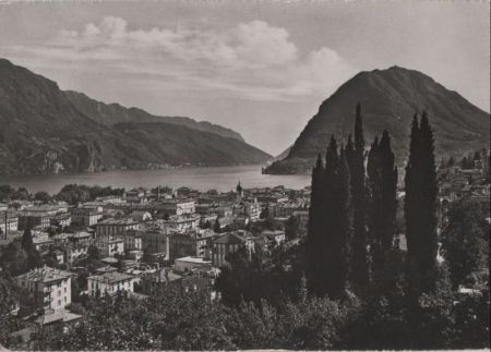 Schweiz - Lugano - Panorama, Monte S. Salvatore - ca. 1960 Schweiz - Lugano - Panorama, Monte S. Salvatore - ca. 1960