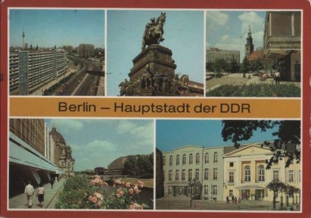 Berlin, Ostteil - u.a. Blick von Rathauspassage - 1988 Berlin, Ostteil - u.a. Blick von Rathauspassage - 1988