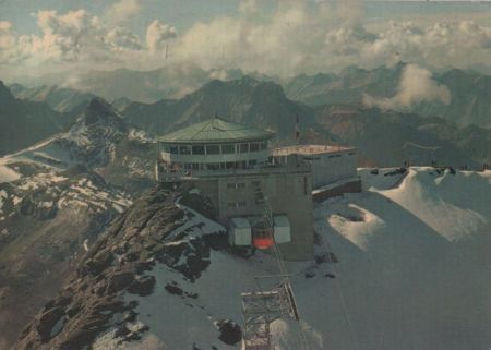 Schweiz - Mürren - Schilthornbahn, Gipfelstation - 1970 Schweiz - Mürren - Schilthornbahn, Gipfelstation - 1970