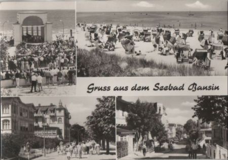 Heringsdorf-Bansin - mit 4 Bildern - 1976 Heringsdorf-Bansin - mit 4 Bildern - 1976