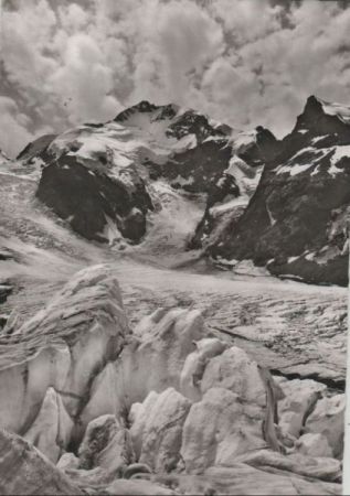Schweiz - Morteratschgletscher - mit Piz Bernina - ca. 1965 Schweiz - Morteratschgletscher - mit Piz Bernina - ca. 1965