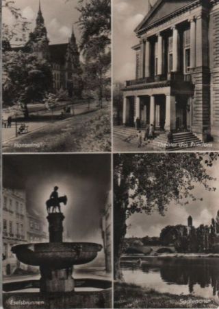 Halle - u.a. Eselsbrunnen - 1960 Halle - u.a. Eselsbrunnen - 1960