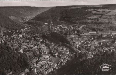 Calw - Blick ins Nagoldtal - 1956 Calw - Blick ins Nagoldtal - 1956