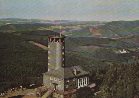 Kirchhundem Aussichtsturm Luftbild - ca. 1965 Kirchhundem Aussichtsturm Luftbild - ca. 1965