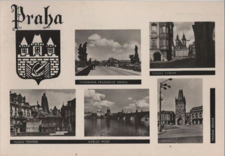 Tschechien - Prag - Praha - 5 Teilbilder - 1965 Tschechien - Prag - Praha - 5 Teilbilder - 1965