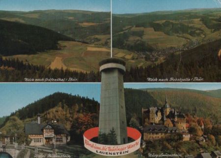 Ludwigsstadt-Lauenstein - Thüringer Warte - ca. 1980 Ludwigsstadt-Lauenstein - Thüringer Warte - ca. 1980