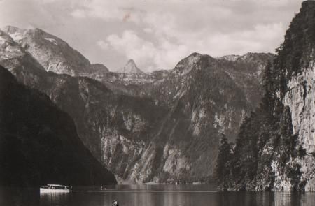 Berchtesgaden - Königssee vom Malerwinkel - 1958 Berchtesgaden - Königssee vom Malerwinkel - 1958