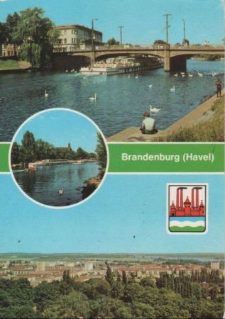Brandenburg, Havel - u.a. Blick auf Brandenburg-Nord - 1980 Brandenburg, Havel - u.a. Blick auf Brandenburg-Nord - 1980