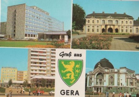Gera - u.a. Dr.-Rudolf-Breitscheid-Straße - 1980 Gera - u.a. Dr.-Rudolf-Breitscheid-Straße - 1980