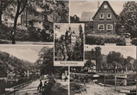 Kriebstein - Burg, u.a. HO-Gaststätte - 1972 Kriebstein - Burg, u.a. HO-Gaststätte - 1972
