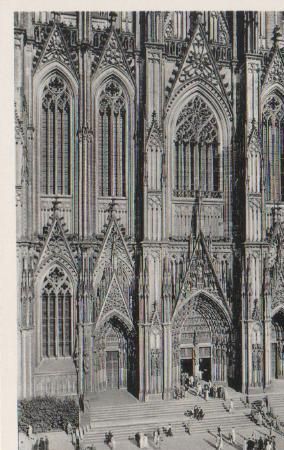 Köln - Dom, Westportal - ca. 1960 Köln - Dom, Westportal - ca. 1960