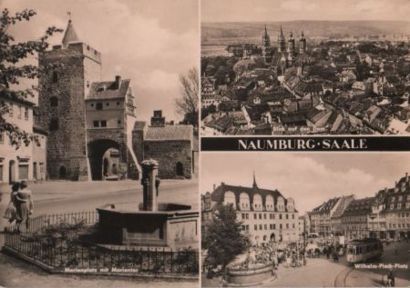 Naumburg - u.a. Blick auf den Dom - ca. 1970 Naumburg - u.a. Blick auf den Dom - ca. 1970