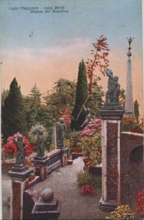 Italien - Lago Maggiore - Isola Bella, Statue del Giardino - ca. 1950 Italien - Lago Maggiore - Isola Bella, Statue del Giardino - ca. 1950
