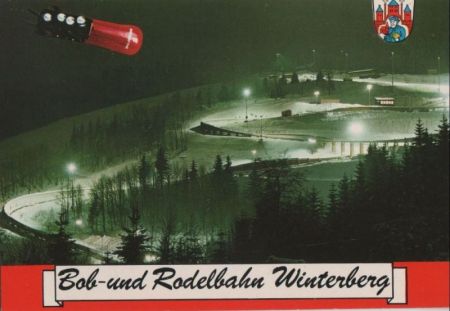 Winterberg - Bob- und Rodelbahn - ca. 1980 Winterberg - Bob- und Rodelbahn - ca. 1980