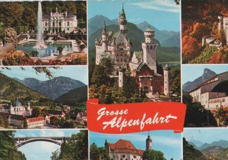 Ettal - Alpen-Fahrt u.a. Echelsbacher Brücke - 1969 Ettal - Alpen-Fahrt u.a. Echelsbacher Brücke - 1969