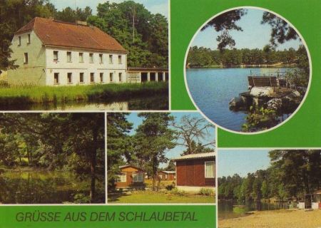 Schlaubetal - u.a. u.a. bungalow-Siedlung - 1983 Schlaubetal - u.a. u.a. bungalow-Siedlung - 1983