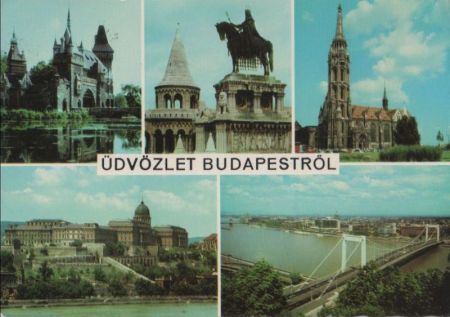 Ungarn - Budapest - 5 Teilbilder - ca. 1975 Ungarn - Budapest - 5 Teilbilder - ca. 1975