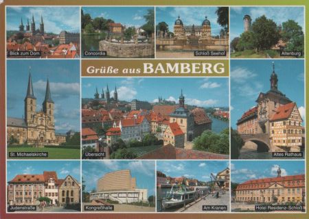 Bamberg - u.a. Judenstraße und Kongresshalle - ca. 2000 Bamberg - u.a. Judenstraße und Kongresshalle - ca. 2000