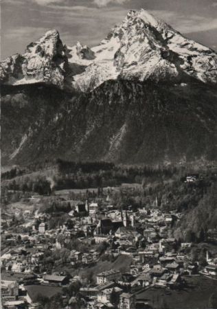 Berchtesgaden - mit Watzmann - ca. 1960 Berchtesgaden - mit Watzmann - ca. 1960