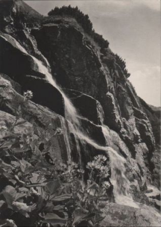 Tschechien - Vysoke Tatry - Hohe Tatra - Vodopad Skok c doline Mlynica - ca. 1965 Tschechien - Vysoke Tatry - Hohe Tatra - Vodopad Skok c doline Mlynica - ca. 1965