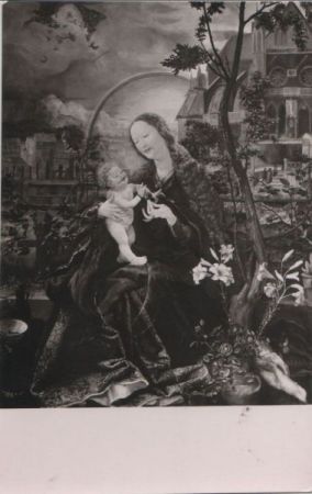 Bild einer Mutter mit Kind - ca. 1955 Bild einer Mutter mit Kind - ca. 1955