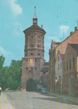 Augsburg - Wertachbrucker Tor - 1962 Augsburg - Wertachbrucker Tor - 1962