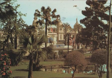 Monaco - Casino vu des jardins - ca. 1975 Monaco - Casino vu des jardins - ca. 1975