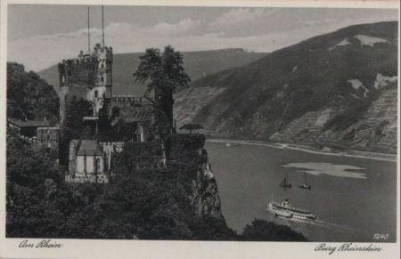 Trechtingshausen, Burg Rheinstein - ca. 1940 Trechtingshausen, Burg Rheinstein - ca. 1940