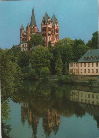 Limburg - Dom von der Lahnbrücke gesehen - 1995 Limburg - Dom von der Lahnbrücke gesehen - 1995