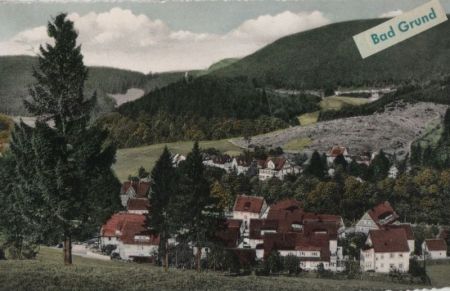Bad Grund - Blick vom Schönhofsblick - ca. 1965 Bad Grund - Blick vom Schönhofsblick - ca. 1965