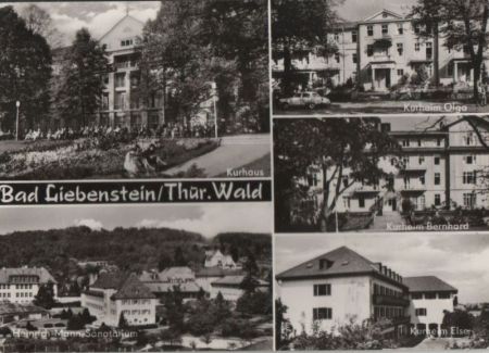 Bad Liebenstein - u.a. Kurheim Bernhard - ca. 1965 Bad Liebenstein - u.a. Kurheim Bernhard - ca. 1965