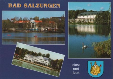 Bad Salzungen - Asklepios Parkklinik, einst und jetzt - 2001 Bad Salzungen - Asklepios Parkklinik, einst und jetzt - 2001