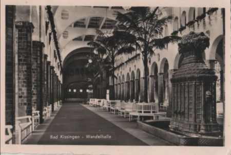 Bad Kissingen - Wandelhalle - 1951 Bad Kissingen - Wandelhalle - 1951