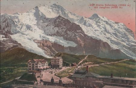 Schweiz - Kleine Scheidegg - mit Jungfrau - ca. 1925 Schweiz - Kleine Scheidegg - mit Jungfrau - ca. 1925