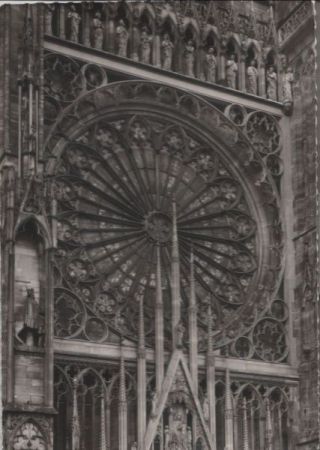 Frankreich - Strasbourg - Facade de la Cathedrale - ca. 1955 Frankreich - Strasbourg - Facade de la Cathedrale - ca. 1955