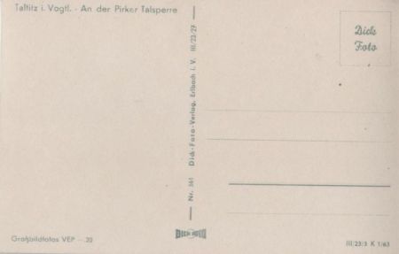 Oelsnitz-Taltnitz - An der Pirker Talsperre Oelsnitz-Taltnitz - An der Pirker Talsperre