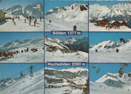 Österreich - Sölden - Hochsölden - ca. 1980 Österreich - Sölden - Hochsölden - ca. 1980