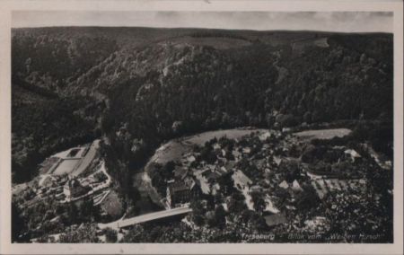 Treseburg - Blick vom Weißen Hirsch - 1937 Treseburg - Blick vom Weißen Hirsch - 1937