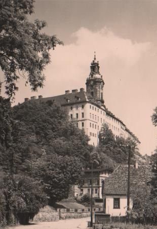 Rudolstadt - Staatliche Museen Heidecksburg - Schloß Heidecksburg von Südwesten - 1964 Rudolstadt - Staatliche Museen Heidecksburg - Schloß Heidecksburg von Südwesten - 1964