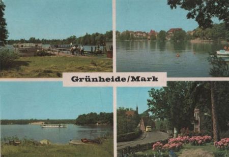 Grünheide - u.a. Fangschleuse - 1973 Grünheide - u.a. Fangschleuse - 1973