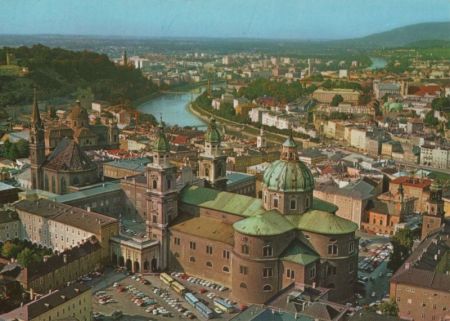 Österreich - Salzburg - Blick von der Festung - 1986 Österreich - Salzburg - Blick von der Festung - 1986