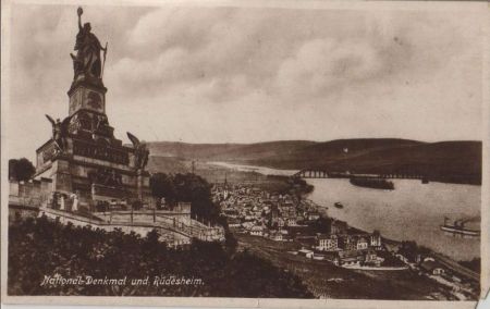 Rüdesheim - National-Denkmal - 1925 Rüdesheim - National-Denkmal - 1925