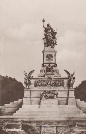 Rüdesheim - Nationaldenkmal auf Niederwald - ca. 1955 Rüdesheim - Nationaldenkmal auf Niederwald - ca. 1955