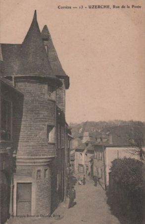 Frankreich - Uzerche - Rue de la Poste - ca. 1935 Frankreich - Uzerche - Rue de la Poste - ca. 1935
