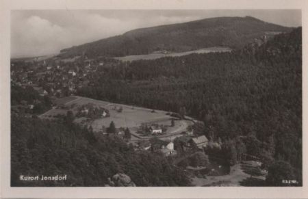 Jonsdorf - Blick vom Nonnenfelsen - 1955 Jonsdorf - Blick vom Nonnenfelsen - 1955