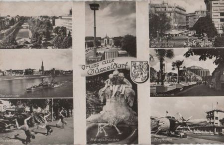 Düsseldorf - mit 8 Bildern - 1955 Düsseldorf - mit 8 Bildern - 1955