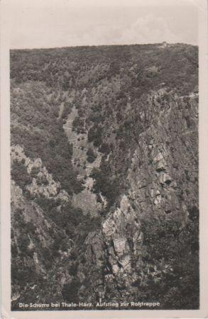 Thale - Die Schurre - ca. 1960 Thale - Die Schurre - ca. 1960