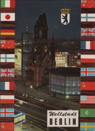 Berlin-Charlottenburg, Gedächtniskirche - 1973 Berlin-Charlottenburg, Gedächtniskirche - 1973